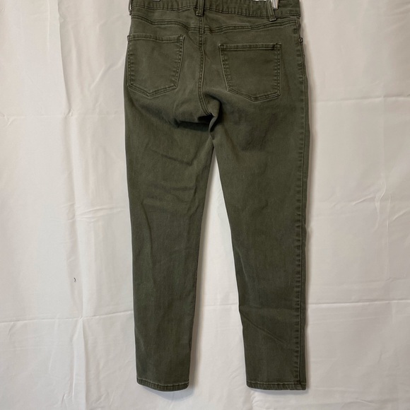 Olive Green Skinny Jeans - Picture 6 of 10